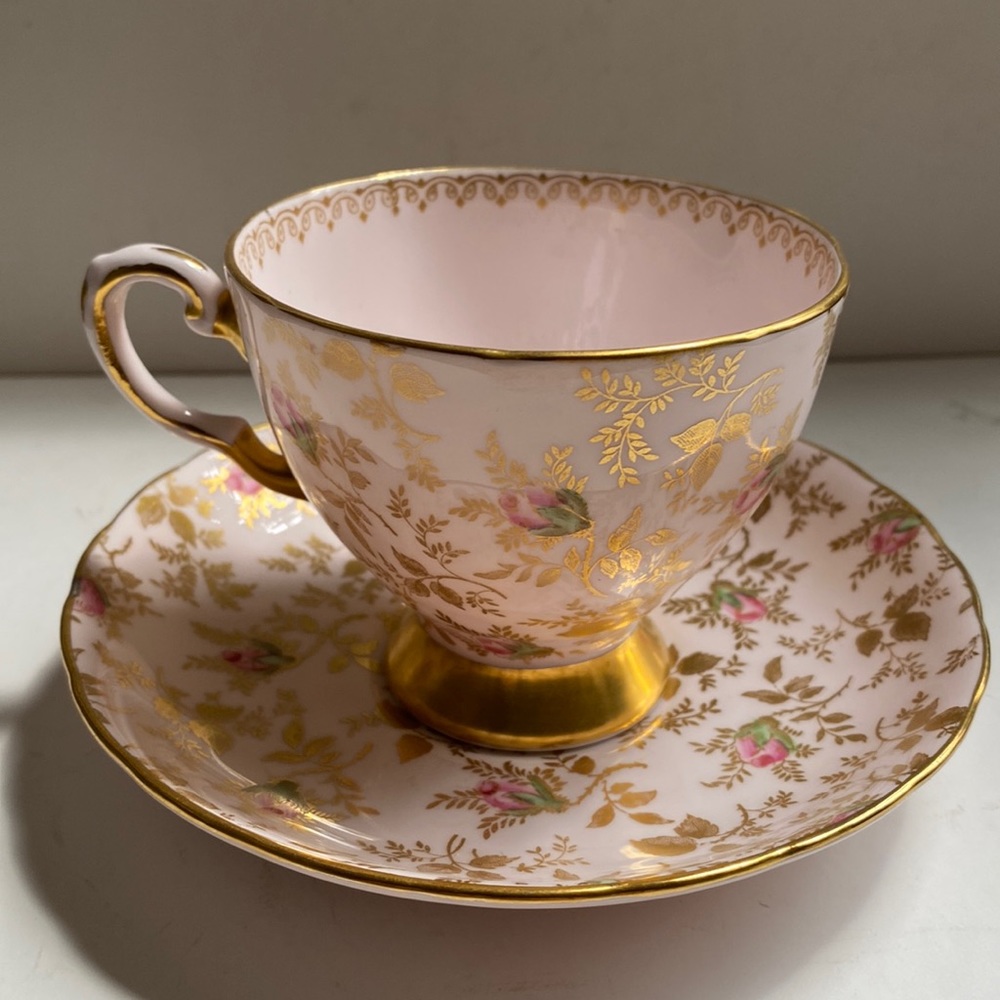 Vintage Tuscan Sunshine tea cup and saucer